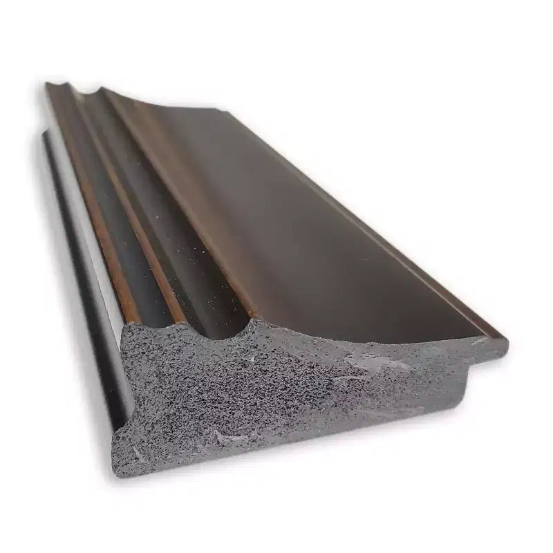 Specchio da parete con cornice, bronzo anticato, finitura anticata
