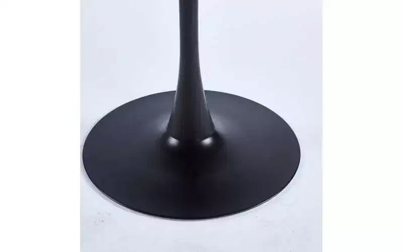 Tavolo da Pranzo Quadrato con Piedistallo, Stile Moderno da Caffetteria per Spazi Compatti