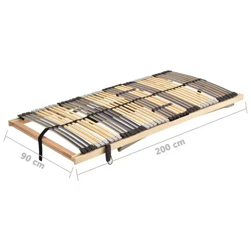 Rete a doghe elettrica regolabile, in legno di faggio, telecomando, nessun box spring necessario