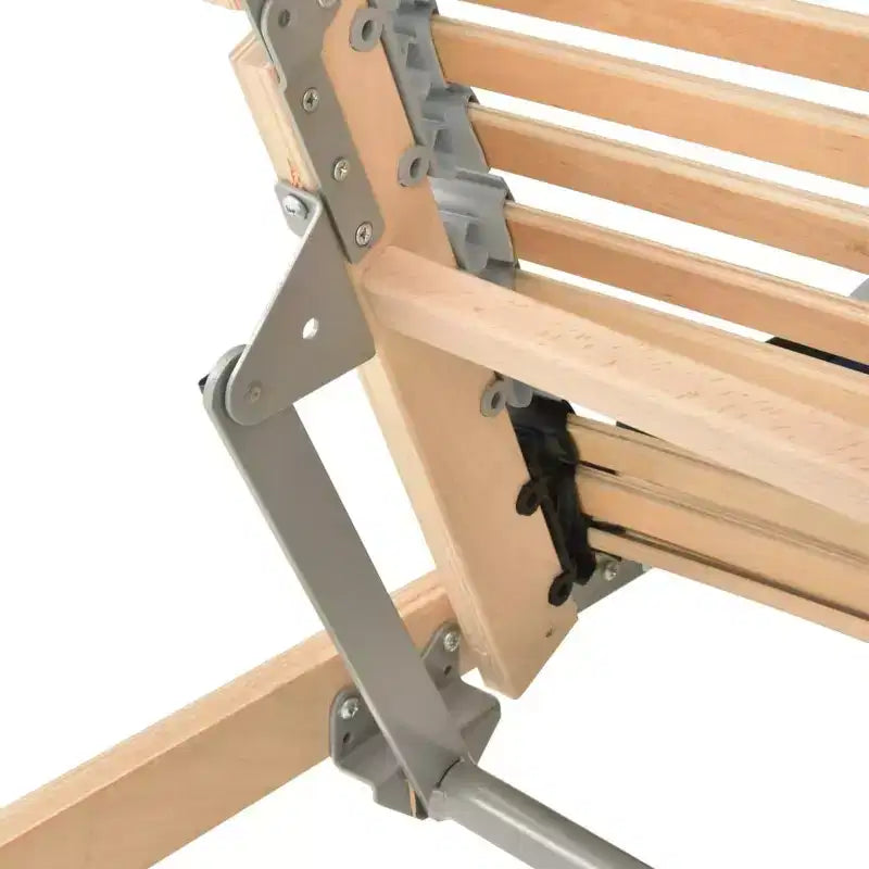 Rete a doghe elettrica regolabile, in legno di faggio, telecomando, nessun box spring necessario