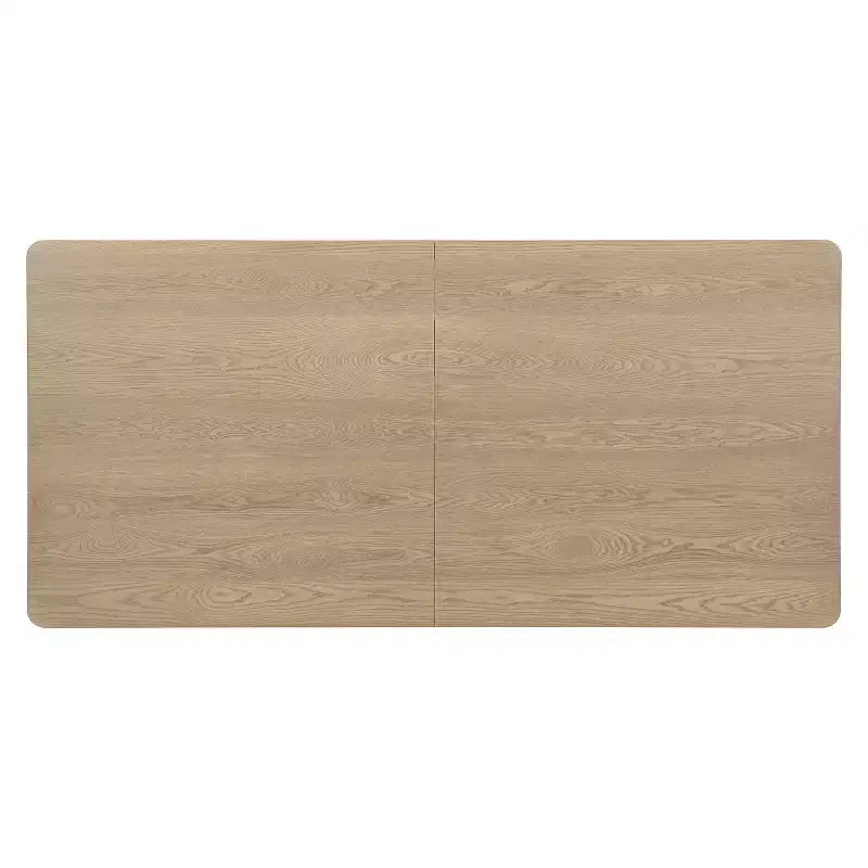 Tavolo da pranzo rettangolare moderno da 213 cm per 8 persone con base a piedistallo