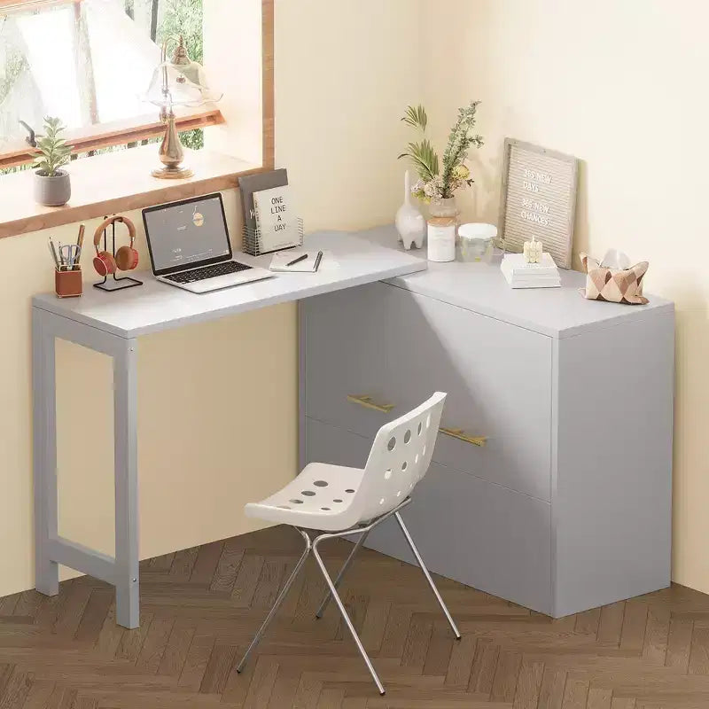 Letto a scomparsa Twin Size con scrivania regolabile e cuscino pieghevole