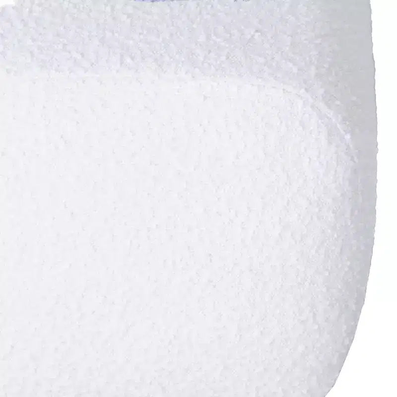 Panca pouf morbida in bouclé | Metà secolo moderno, per fondo letto o soggiorno, avorio