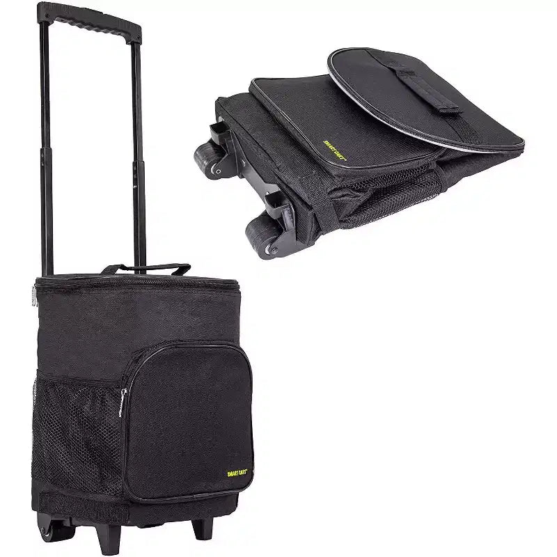 Carrello termico ultra compatto e isolato, pieghevole, su ruote, capacità di 36 lattine per portellone, barbecue, spiaggia