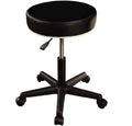 Sgabello Girevole Idraulico Pneumatico, Altezza Regolabile, Sedile Imbottito da 38 cm