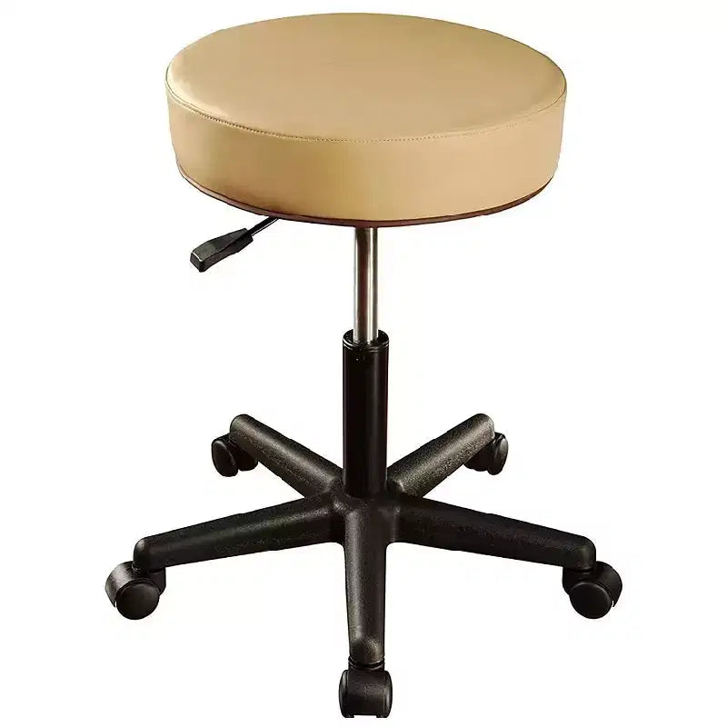 Sgabello Girevole Idraulico Pneumatico, Altezza Regolabile, Sedile Imbottito da 38 cm